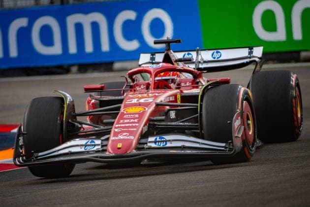 Formula 1 GP Singapore Friday, 03 10 2025 Charles Leclerc 16, Scuderia Ferrari Formula 1 GP Singapore Friday, 03 10 2025 Copyright: xBEAUTIFULxSPORTS Erlhofx