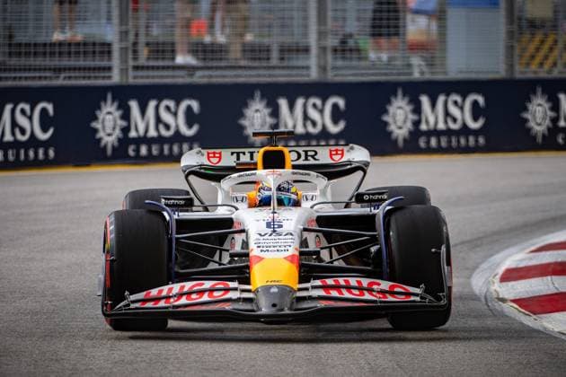 Formula 1 GP Singapore Friday, 03 10 2025 Isack Hadjar, 6, Visa Cash App RB Formula One Team Formula 1 GP Singapore Friday, 03 10 2025 Copyright: xBEAUTIFULxSPORTS Erlhofx