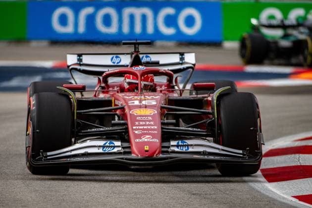 Formula 1 GP Singapore Friday, 03 10 2025 Charles Leclerc 16, Scuderia Ferrari Formula 1 GP Singapore Friday, 03 10 2025 Copyright: xBEAUTIFULxSPORTS Erlhofx