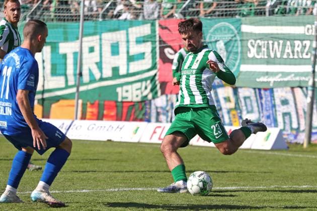 Soccer Regionalliga Nordost BSG Chemie Leipzig vs VSG Altglienicke Berlin 03 10 2025 Nils Lihsek 23, Chemie Leipzig Soccer, Regionalliga Nordost, Season 2025 2026, 11 Matchday BSG Chemie Leipzig vs VSG Altglienicke on 03 10 2025 at Alfred Kunze Sportpark, Leipzig Leutzsch Copyright: xBEAUTIFULxSPORTS JanxKaeferx
