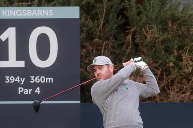 3rd October 2025; Kingsbarns Golf Links, St Andrews, Fife, Scotland; Alfred Dunhill Links Golf Championship, Round Two; Louis Oosthuizen of South Africa plays a shot from the tee on the tenth hole at Kingsbarns Golf Links during the second round of the Alfred Dunhill Links Championship  DavidxYoung