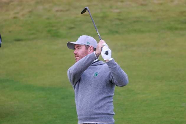 3rd October 2025; Kingsbarns Golf Links, St Andrews, Fife, Scotland; Alfred Dunhill Links Golf Championship, Round Two; Louis Oosthuizen of South Africa plays a shot from the fairway on the tenth hole at Kingsbarns Golf Links during the second round of the Alfred Dunhill Links Championship  DavidxYoung