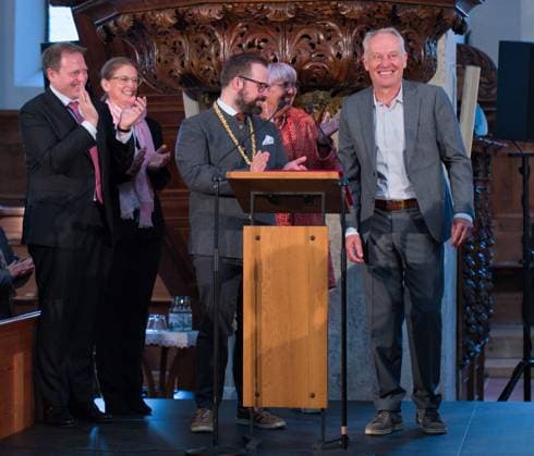Football, Christian Streich receives the Memmingen Freedom Prize