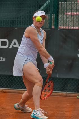 Tamara Zidansek during the Internazionali di Calabria 2025 WTA, Tennis Damen 125 tennis match at Chiappetta Village, Rende (Cosenza), Italy.  Copyright: xFrancescoxFarina IPAxSportx xipa-agency.netx xx IPA_66085929 IPA_Agency_IPA66085929