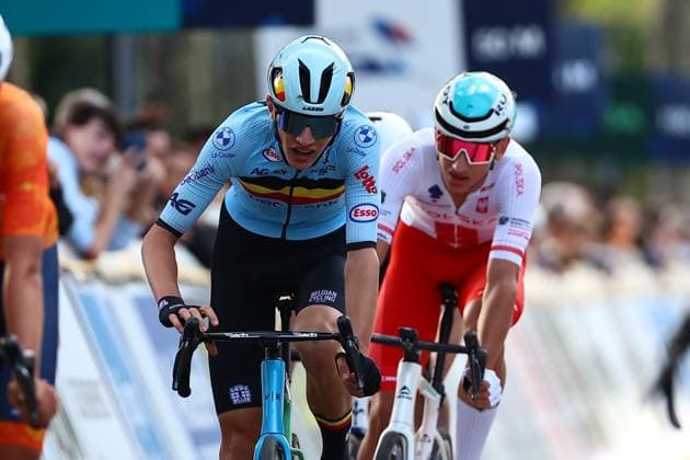 the Women Junior Road Race at the UEC road European cycling championships, a 62,9 km track in Loriol-sur-Drome, France on Friday 03 October 2025. The European cycling championships Drome-Ardeche takes place from 1 to 5 October, France. DAVIDxPINTENS  x135993611x