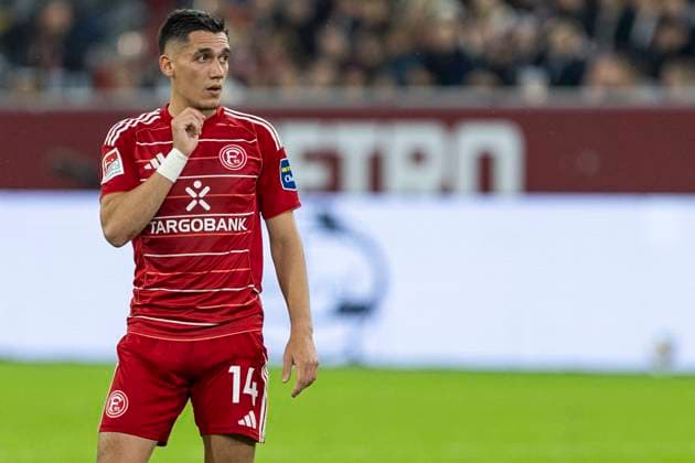 2 Fußball Bundesliga, Fortuna Düsseldorf 1 FC Nürnberg 03 10 2025 Sotiris Alexandropoulos Fortuna Düsseldorf, 14 2 Fußball Bundesliga, Fortuna Düsseldorf 1 FC Nürnberg, 8 Spieltag, am 03 10 2025, Merkur Spiel Arena, Düsseldorf DFL regulations prohibit any use of photographs as image sequences and or quasi video Copyright: xBEAUTIFULxSPORTS Meuselx
