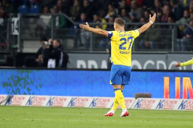 Braunschweig vs Paderborn, 2 BL Braunschweig, 03 10 2025, FOOTBALL Eintracht Braunschweig vs SC Paderborn, 2 BL, Season 2025 26 Sven Köhler Eintracht Braunschweig Braunschweig