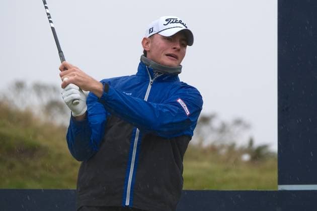 UK: The Alfred Dunhill Links Championship at Kingsbarns Golf Links, St Andrews, Scotland on 03 October 2025: Pictured: Jannik De Bruyn (Germany) on the 11th tee during the second round of the Alfred Dunhill Links Championship 2025 at Kingsbarns St Andrews Kingsbarns Golf Links Scotland Copyright: xAlexxToddx