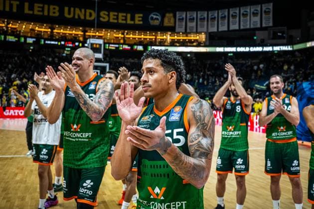 Basketball Berlin 03 10 2025 Season 2025 2026 EasyCredit BBL 1 Bundesliga Main Round Alba Berlin VET CONCEPT Gladiators Trier Eli Brooks Trier, No 55