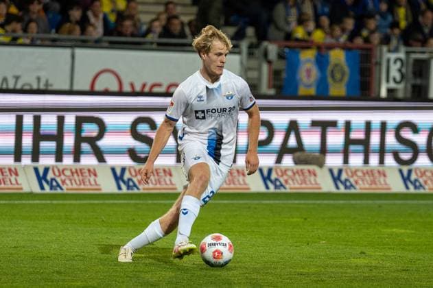 Germany Soccer 2 Liga, Matchday 8 2025 2026, Eintracht Braunschweig vs SC Paderborn 07 on 03 10 in Braunschweig Eintracht Stadion Mattes Hansen SC Paderborn 07 22 Copyright: xSvenxHeidmannx