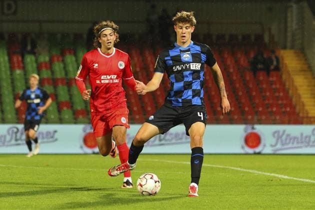 Regionalliga West Rot Weiß Oberhausen SC Paderborn II FOR EDITORIAL PURPOSES ONLY EDITORIAL USE ONLY p Phil Sieben, Kevin Krumme RWO SC Paderborn II Location Oberhausen, Stadion Niederrhein Date 03 10 2025 Germany NRW Oberhausen Copyright MichaxKorb Copyright: MichaxKorb doc82nw6rw6szr5zy6r6ja ,EDITORIAL USE ONLY Copyright: MichaxKorb