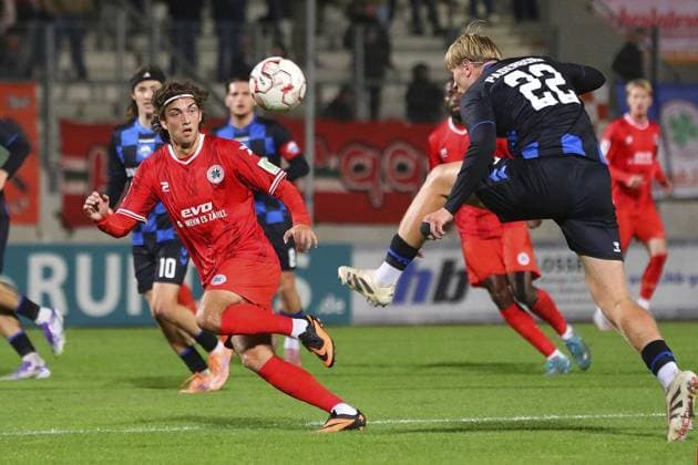Regionalliga West Rot Weiß Oberhausen SC Paderborn II FOR EDITORIAL PURPOSES ONLY EDITORIAL USE ONLY p Phil Sieben, Luis Flörke RWO SC Paderborn II Location Oberhausen, Stadion Niederrhein Date 03 10 2025 Germany NRW Oberhausen Copyright MichaxKorb Copyright: MichaxKorb doc82nw7pr417l1ngy2vcxr ,EDITORIAL USE ONLY Copyright: MichaxKorb