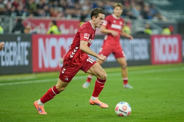 Soccer Bundesliga, Matchday 6, TSG Hoffenheim 1 FC Köln on 03 10 2025 in Sinsheim PreZero Arena , Germany, Season 2025 2026 DFL REGULATIONS PROHIBIT ANY USE OF PHOTOGRAPHS AS IMAGE SEQUENCES AND OR QUASI VIDEO Jakub Kaminski 16, KOE in focus Sinsheim PreZero Arena Germany Copyright: xChristophxKinzingerx
