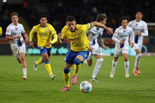 Braunschweig vs Paderborn, 2 BL Braunschweig, 03 10 2025, FOOTBALL Eintracht Braunschweig vs SC Paderborn, 2 BL, Season 2025 26 Erencan Yardimici Eintracht Braunschweig Braunschweig