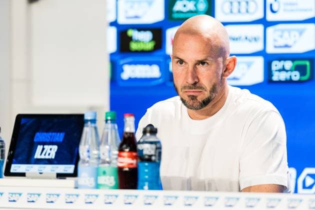 1 Soccer Bundesliga TSG 1899 Hoffenheim 1 FC Köln 03 10 2025 Christian Ilzer Coach TSG 1899 Hoffenheim during the press conference 1 Soccer Bundesliga, TSG 1899 Hoffenheim 1 FC Köln, Sinsheim, PREZERO Arena on 03 10 2025 DFL REGULATIONS PROHIBIT ANY USE OF PHOTOGRAPHS AS IMAGE SEQUENCES AND OR QUASI VIDEO Copyright: xBEAUTIFULxSPORTS Wunderlx