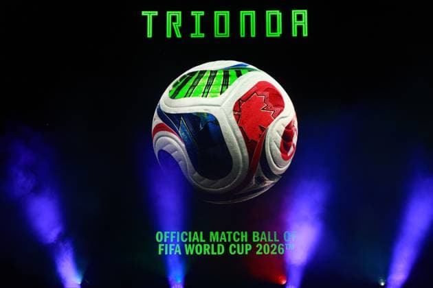 Launch of the FIFA World Cup, WM, Weltmeisterschaft, Fussball 2026 official match ball in Mexico City MEXICO CITY, MEXICO - OCTOBER 03: Holograms are displayed during the launch of Trionda the FIFA World Cup 2026 official match ball, at the Azteca stadium, in Mexico City, Mexico on October 03, 2025. Daniel Cardenas Anadolu Mexico City Mexico. Editorial use only. Please get in touch for any other usage.  Copyright: x2025xAnadoluxDanielxCardenasx