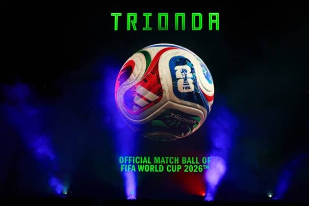 FIFA World Cup 2026, Presentation of the official match ball Adidas Trionda at the Aztec Stadium in Mexico City