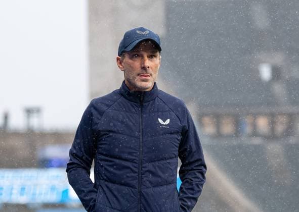 Soccer, Men, Season 2025 2026, 2 Bundesliga 8 Matchday , Hertha BSC SC Preußen Münster, Coach Stefan Leitl Hertha BSC , 04 10 2025, Copyright: xSebastianxRäppold MatthiasxKochx