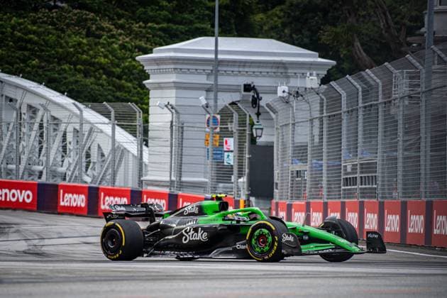 Formula 1 GP Singapore Saturday, 04 10 2025 Gabriel Bortoleto 5, Stake F1 Team Kick Sauber Formula 1 GP Singapore Saturday, 04 10 2025 Copyright: xBEAUTIFULxSPORTS Erlhofx