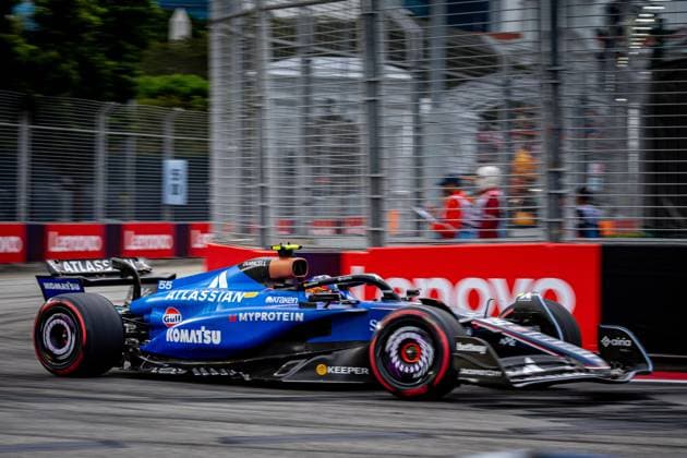 Formula 1 GP Singapore Saturday, 04 10 2025 Carlos Sainz 55, Williams Racing Formula 1 GP Singapore Saturday, 04 10 2025 Copyright: xBEAUTIFULxSPORTS Erlhofx