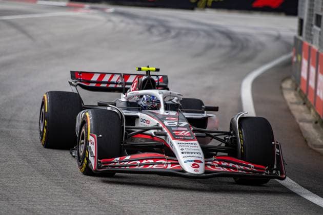 Formula 1 GP Singapore Saturday, 04 10 2025 Oliver Bearman 87, MoneyGram Haas F1 Team Formula 1 GP Singapore Saturday, 04 10 2025 Copyright: xBEAUTIFULxSPORTS Erlhofx