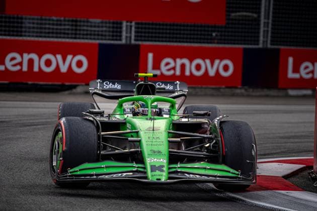 Formula 1 GP Singapore Saturday, 04 10 2025 Gabriel Bortoleto 5, Stake F1 Team Kick Sauber Formula 1 GP Singapore Saturday, 04 10 2025 Copyright: xBEAUTIFULxSPORTS Erlhofx