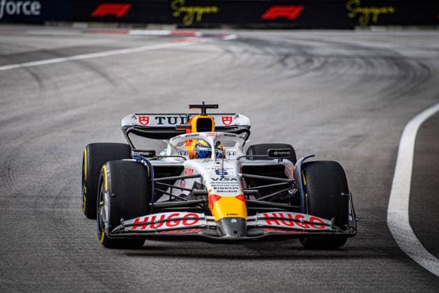 Formula 1 GP Singapore Saturday, 04 10 2025 Isack Hadjar, 6, Visa Cash App RB Formula One Team Formula 1 GP Singapore Saturday, 04 10 2025 Copyright: xBEAUTIFULxSPORTS Erlhofx