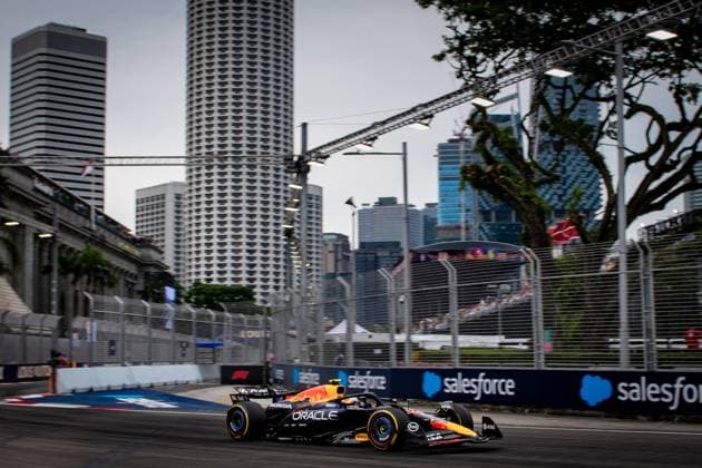 Formula 1 GP Singapore Saturday, 04 10 2025 Yuki Tsunoda 22, Oracle Red Bull Racing Formula 1 GP Singapore Saturday, 04 10 2025 Copyright: xBEAUTIFULxSPORTS Erlhofx