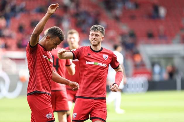 3 Liga FC Ingolstadt 04 SSV Ulm Goal Cheer Goal 1 0 Marcel Costly 22, FCI Linus Rosenlöcher 19, FCI 3 Liga FC Ingolstadt 04 Season 2025 2026 SSV Ulm