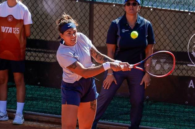 semifinal double Nicole Fossa Huergo and Ekaterine Gorgodze vs Aliona Bolsova and Guiomar Maristany Zuleta De Reales during the Internazionali di Calabria 2025 WTA, Tennis Damen 125 tennis match at Chiappetta Village, Rende (Cosenza), Italy.  Copyright: xFrancescoxFarina IPAxSportx xipa-agency.netx xx IPA_66123249 IPA_Agency_IPA66123249