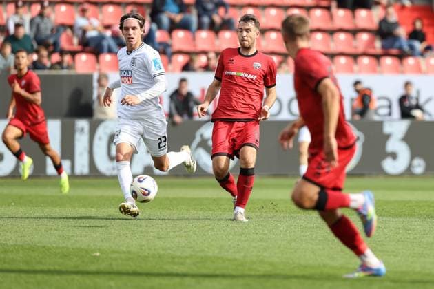 3 Liga FC Ingolstadt 04 SSV Ulm Max Besuschkow 17, FCI Brandt Max 23 Ulm Gustav Christensen 24, FCI 3 Liga FC Ingolstadt 04 Season 2025 2026 SSV Ulm