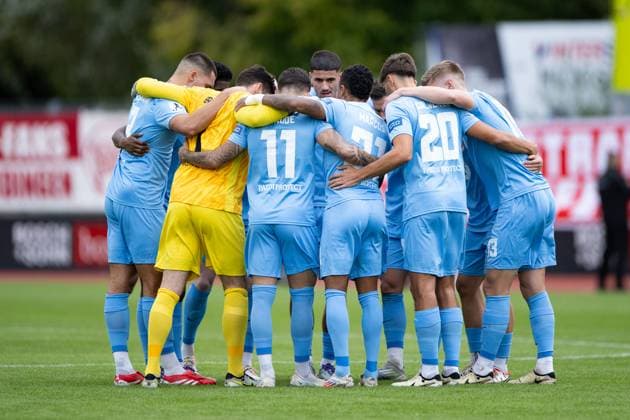 Kickers Offenbach , at the motivation round, TSG Balingen vs Kickers Offenbach, Football, Regionalliga Suedwest, Matchday 11, Season 2025 2026, 04 10 2025, Eibner Pressefoto Andreas Ulmer TSG Balingen vs Kickers Offenbach, Football, Regionalliga Suedwest, Matchday 11, Season 2025 2026, 04 10 2025, Balingen Copyright: xEibner-Pressefoto AndreasxUlmerx EP_AUR
