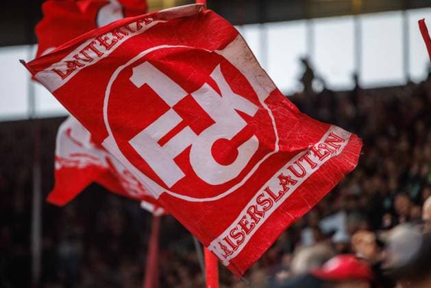 FCK Flag, 1 FC Kaiserslautern vs VFL Bochum Football, 2 Bundesliga, Matchday 8, Season 2025 2026, 04 10 2025 1 FC Kaiserslautern vs VFL Bochum Football, 2 Bundesliga, Matchday 8, Season 2025 2026, 04 10 2025 Copyright: xEibner-Pressefoto AlexanderxNeisx EP_ANS