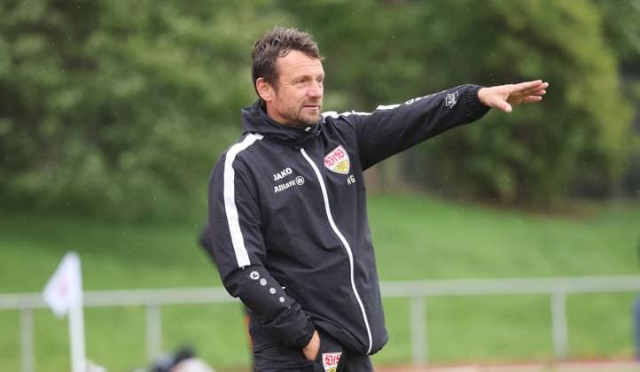 Stuttgart , Soccer 2 Bundesliga , VfB Stuttgart Women vs FC Ingolstadt 04 , Coach Heiko Gerber VfB