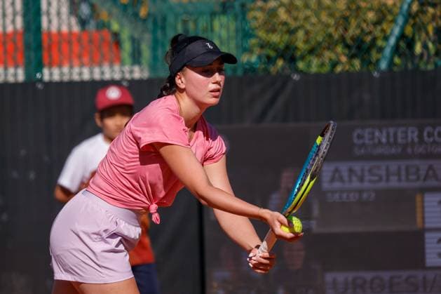 Semifinal double Amina Anshba and Madeleine Brooks vs Federica Urgesi and Aurora Zantedeschi during the Internazionali di Calabria 2025 WTA, Tennis Damen 125 tennis match at Chiappetta Village, Rende (Cosenza), Italy.  Copyright: xFrancescoxFarina IPAxSportx xipa-agency.netx xx IPA_66128932 IPA_Agency_IPA66128932
