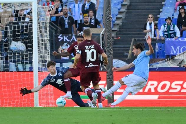 Lazioâ??s Matteo Cancellieri goal 2-1 during the Italian Football Championship League A 2025 2026 match between SS Lazio vs Torino FC at the Olimpic Stadium in Rome on 04 October 2025.  Copyright: xFabrizioxCorradetti IPAxSportx xipa-agency.netx xx IPA_66129695 IPA_Agency_IPA66129695