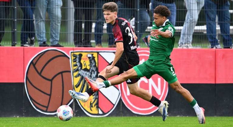 04 10 2025 Soccer Season 2025 2026 Regionalliga Bayern 12 Matchday 1 FC Nürnberg FCN II Club VfB Eichstätt xwoxzix Kristian Mandic 36, 1 FC Nürnberg FCN II Alexander Beusch 9, VfB Eichstätt