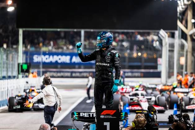 Formula 1, Singapore GP, George Russell in pole position