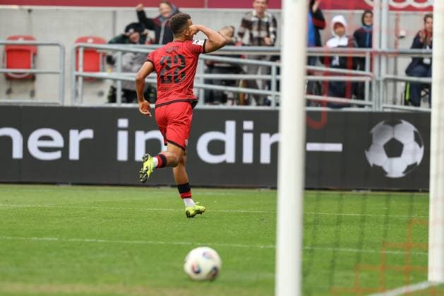 3 Liga FC Ingolstadt 04 SSV Ulm Goal Cheers Goal Marcel Costly 22, FCI 3 Liga FC Ingolstadt 04 Season 2025 2026 SSV Ulm