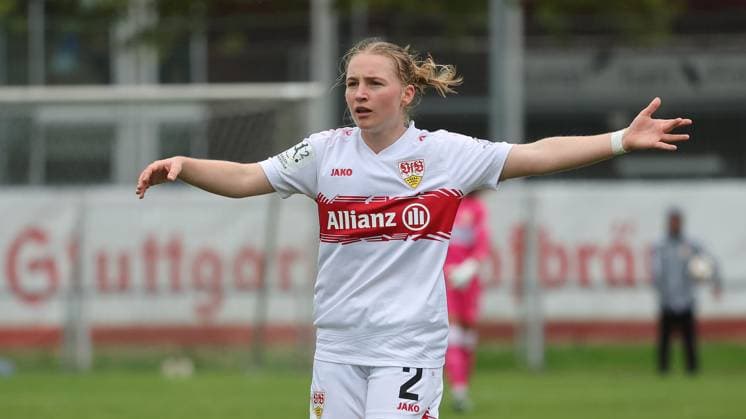 Stuttgart , Soccer 2 Bundesliga , VfB Stuttgart Women vs FC Ingolstadt 04 , Linette Hofmann VfB