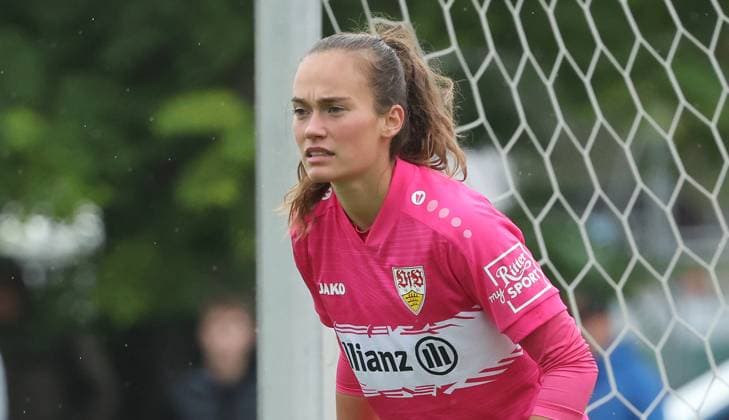 Stuttgart , Soccer 2 Bundesliga , VfB Stuttgart Women vs FC Ingolstadt 04 , Kiara Beck VfB