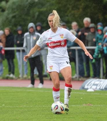 Stuttgart , Soccer 2 Bundesliga , VfB Stuttgart Women vs FC Ingolstadt 04 , Janina Hechler VfB