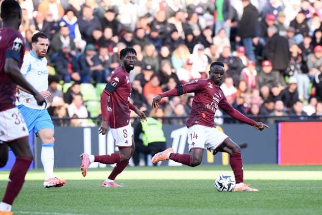 FC Metz v Olympique de Marseille - Ligue 1 McDonald s 2025 2026 14 Cheikh SABALY (fcm) during the Ligue 1 McDonald s match between Metz and Marseille at Stade Saint-Symphorien on October 4, 2025 in Metz, France. Metz France  Copyright: xFEPx 776348156