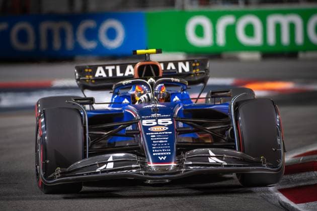 Formula 1 GP Singapore Saturday, 04 10 2025 Carlos Sainz 55, Williams Racing Formula 1 GP Singapore Saturday, 04 10 2025 Copyright: xBEAUTIFULxSPORTS Erlhofx