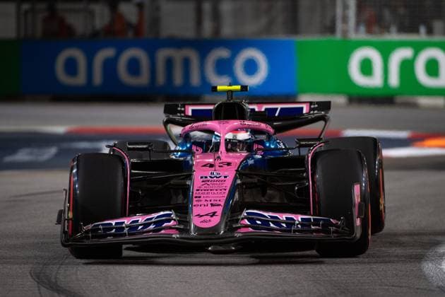Formula 1 GP Singapore Saturday, 04 10 2025 Franco Colapinto 43, BWT Alpine F1 Team Formula 1 GP Singapore Saturday, 04 10 2025 Copyright: xBEAUTIFULxSPORTS Erlhofx