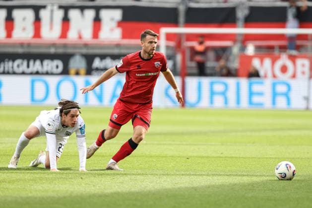3 Liga FC Ingolstadt 04 SSV Ulm Max Besuschkow 17, FCI Brandt Max 23 Ulm 3 Liga FC Ingolstadt 04 Season 2025 2026 SSV Ulm