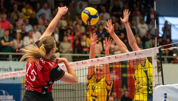 Volleyball, Women, VLB Supercup, Dresdner SC - SSC Palmberg Schwerin