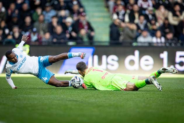 FOOTBALL: Ligue 1 Metz vs Marseille. 04 10 2025 stade saint-symphorien Igor Paixao 14  Copyright: xelyxandroxcegarrax
