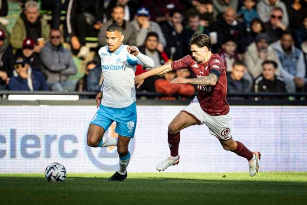 FOOTBALL: Ligue 1 Metz vs Marseille. 04 10 2025 stade saint-symphorien Mason Greenwood 10  Copyright: xelyxandroxcegarrax
