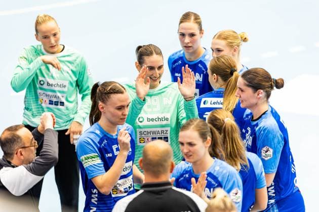 04 10 2025, GER, Handball, Women, Season 2025 2026, Alsco 1 Bl, 4 Matchday, Thueringer HC Sport Union Neckarsulm Lena Ivancok Sport Union Neckarsulm 99947 Bad Langensalza Salza Halle Sporthalle Mehrz Thüringen Germany